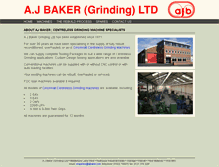 Tablet Screenshot of ajbaker.com